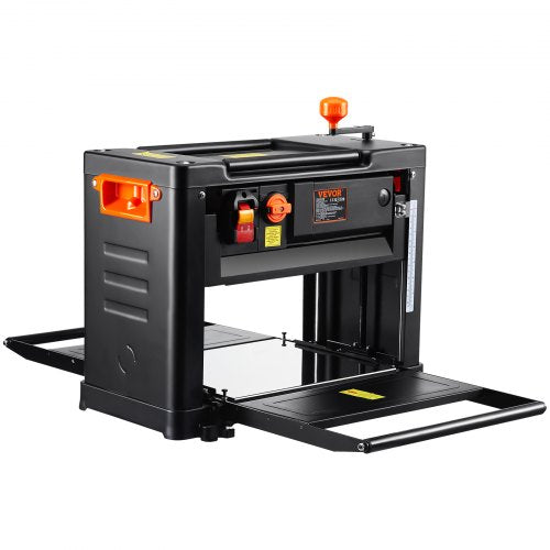 Thickness Planer, Two Speed, 13" Width Worktable Benchtop Planer, Three-Blade, 15-Amp 2000W Powerful Motor, 12" Extended Infeeding Table, Low Noise for both hard & soft wood material removal