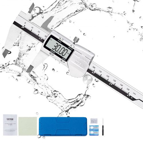 6”150mm Digital Caliper Vernier Micrometer Ruler ABS Zero Setting Feature