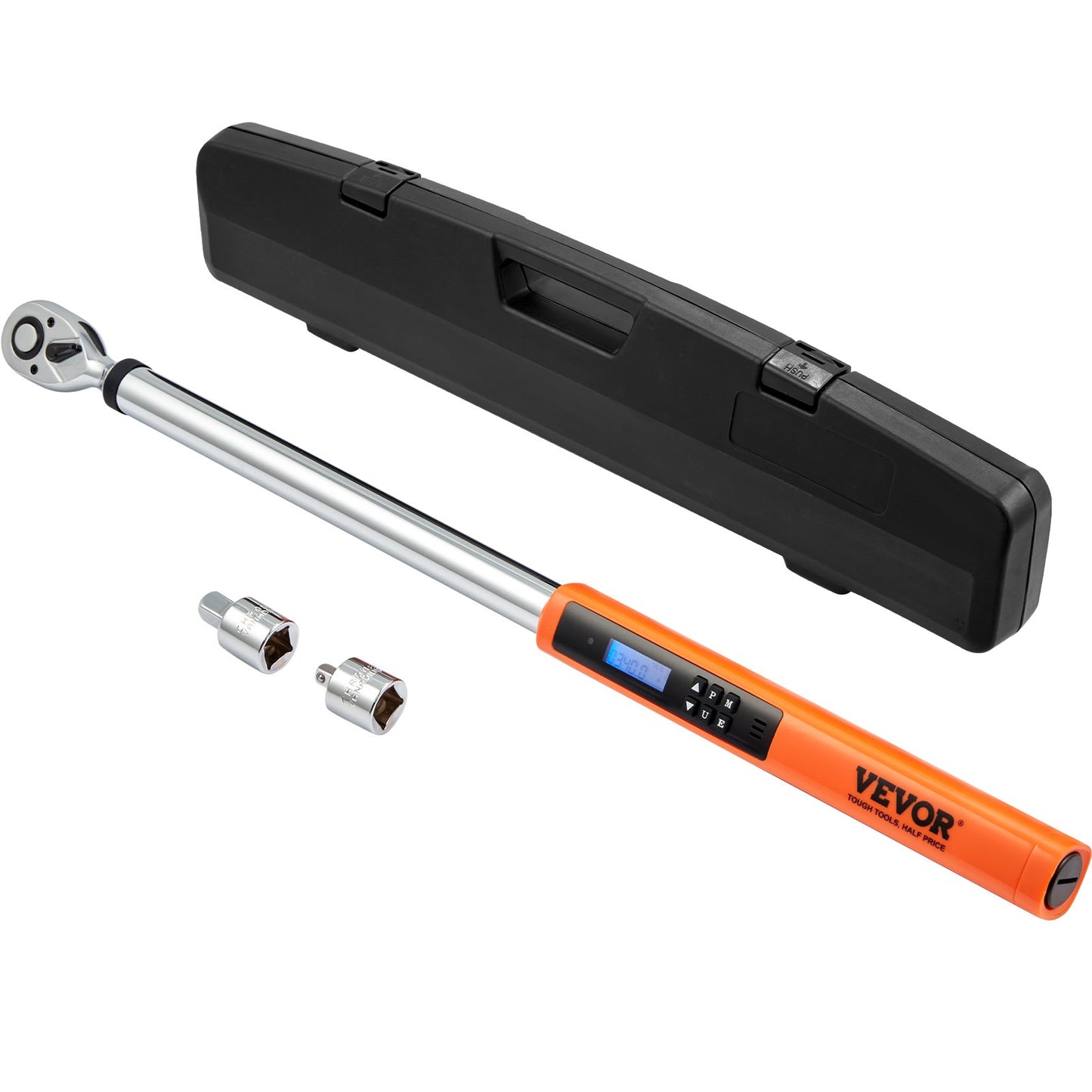 Digital Torque Wrench Adjustable Torque Wrench 1/2" Drive 25-250 ft.lb