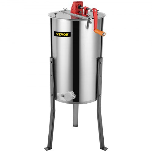 3 Frame Manual Honey Extractor Separator Stainless Steel Bee Extractor Stainless Steel Honeycomb Spinner Crank. Beekeeping Extraction Apiary Centrifuge Equipment
