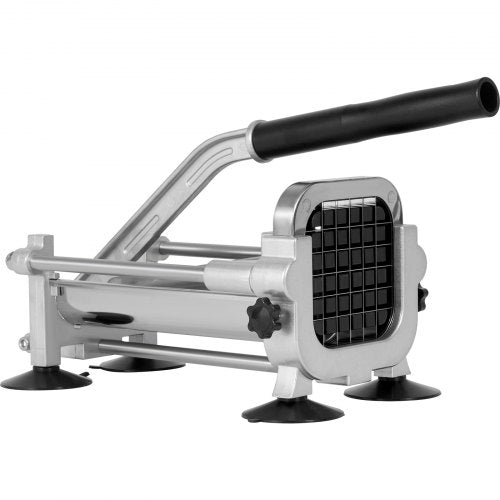 French Fry Cutter, Potato Slicer with 1/2-Inch Stainless Steel Blade, Manual Potato Cutter Chopper with Suction Cups, Great for Potato, French Fries, Cucumber, Vegetables, Carrot