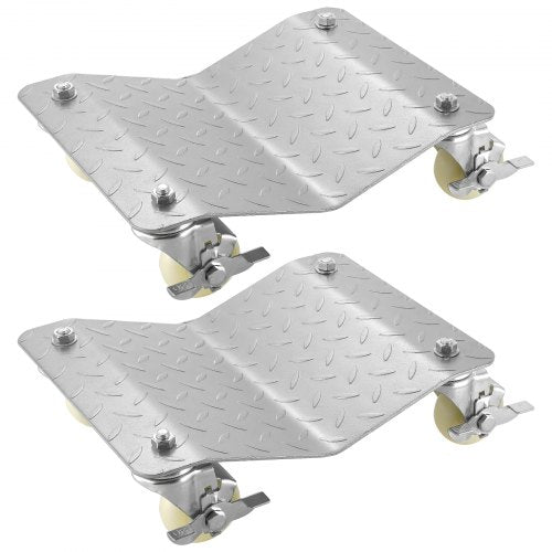 2Pcs Tire Wheel Dollies, 1500Lbs/680KG Tire Skates Wheel Car Van Positioning Dolly Trolley Ball Bearings Recovery Jack Auto Repair Moving