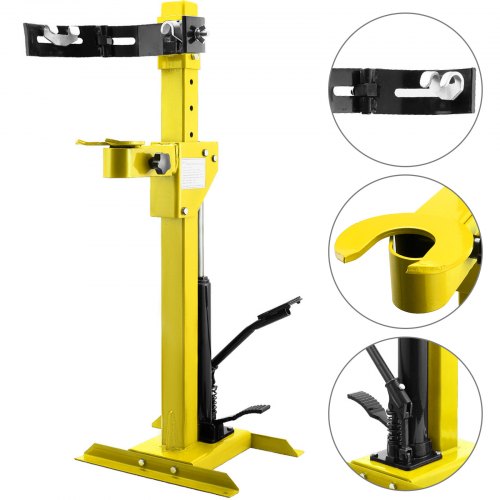 Spring Compressor 1 Ton Strut Spring Compressor 2200lbs Coil Spring Compressor Yellow Heavy Duty Spring Compressor Tool for Car Repairing and Strut Spring Removing