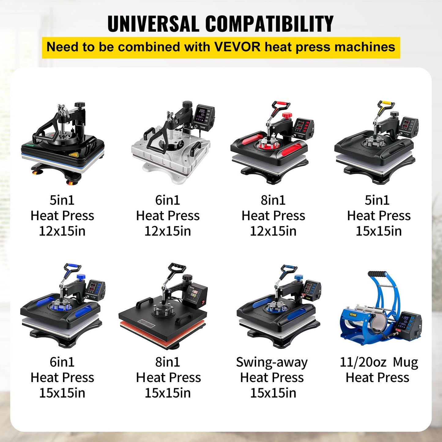 Cup Heat Press Attachment Mug Heating Transfer Element 6/11/12/17oz 220V