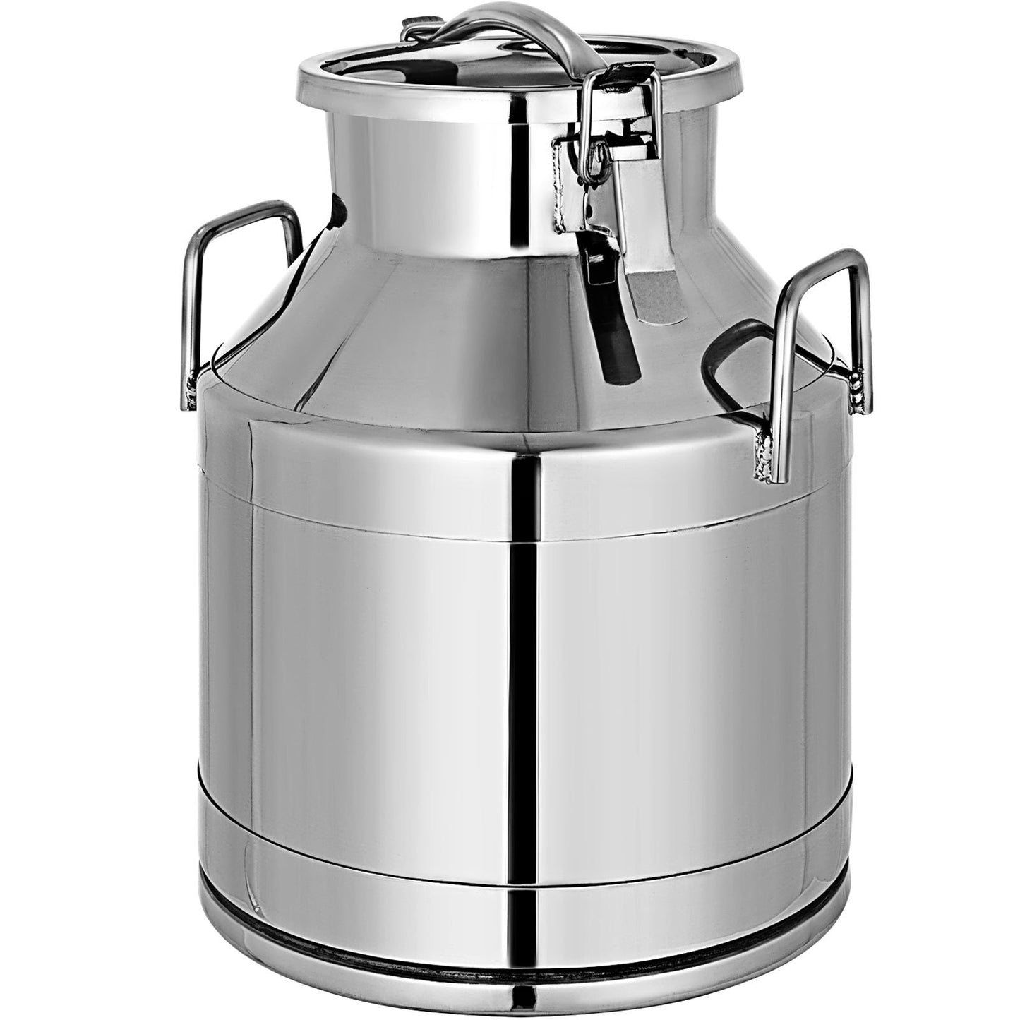 Stainless Steel Milk Can 20 Liter/5.25 Gallon Wine Pail Bucket Tote Jug Milk Can Canister Milk Pot Bucket Stainless Steel Milk Can with Sealed Lid Heavy Duty