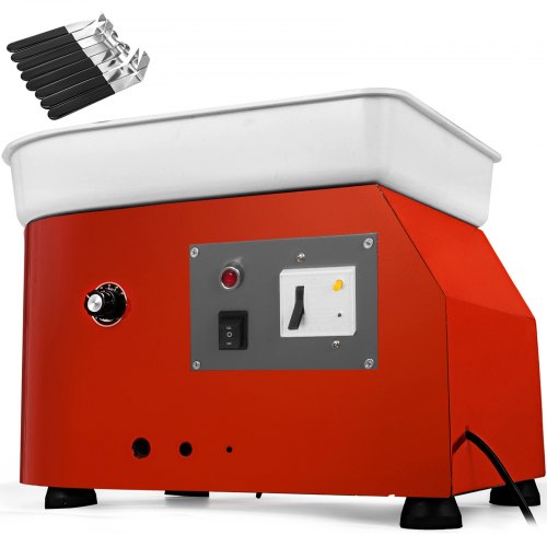 Diy Ceramic Pottery Machine 25cm Electric Pottery Wheel Ceramic Machine Pottery DIY Kit Clay Tool 350W with Advanced Brushless Motor for Ceramic Work Ceramics Clay Manual Speed Control