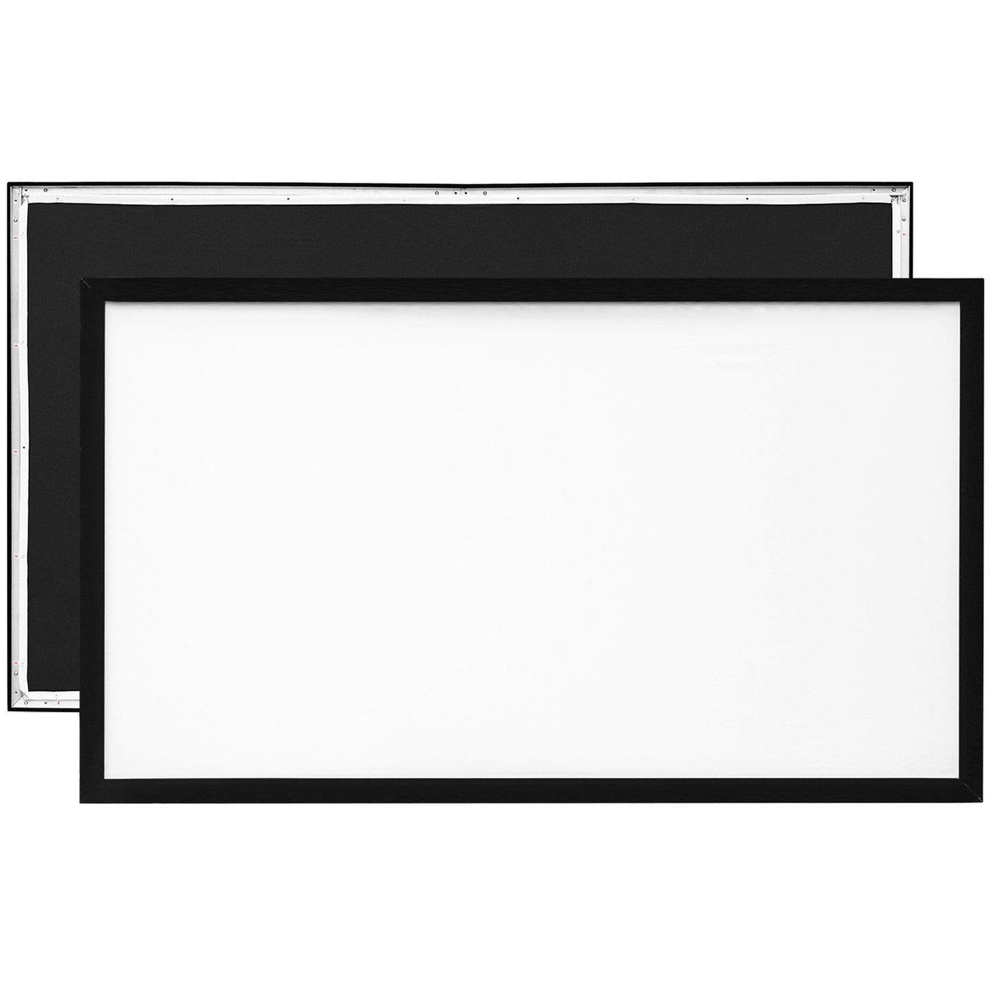 110Inch Diagonal Projector Screen 16:9 4K HD Projector Screen Movie Screen Fixed Frame 3D Projector Screen for Home Threater Outdoor Use(110inch)