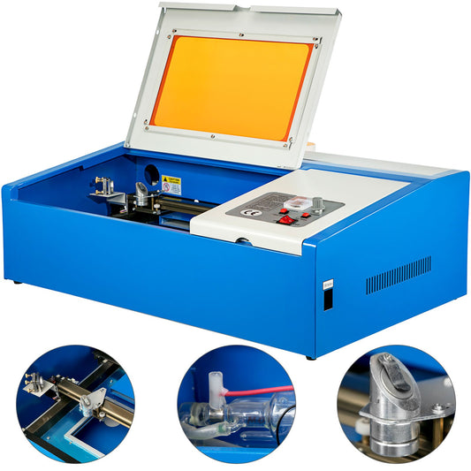 40W USB CO2 Laser Engraving Machine Cutter 300X200MM Laser Engraver Cutting Machine for Wood Metal Engraving