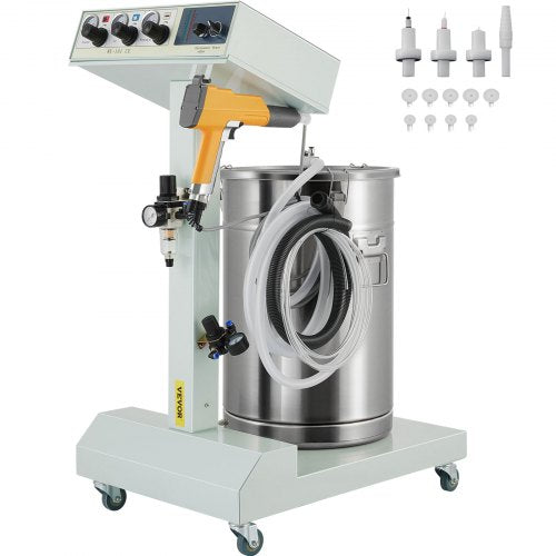 Powder Coating Machine WX-101 Electrostatic Spray Powder Coating Machine 40W 50L Electrostatic Powder Coating System Spraying Gun Paint System Powder Coating Equipment