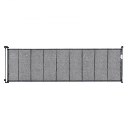 Retractable Baby Gate, 34.2" Tall Mesh Baby Gate, Extends up to 116.1" Wide Retractable Gate for Kids or Pets, Retractable Dog Gates for Indoor Stairs, Doorways, Hallways, Playrooms, Black