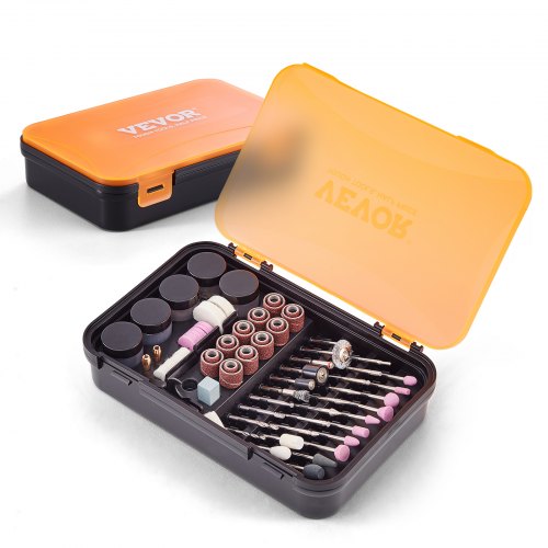 Rotary Tool Accessories Kit 357PCS, 1/8" Diameter Shank Power Rotary Tool Accessories Set, Universal Fitment Electric Tool Accessories for Carving, Sanding, Cutting, Drilling, Cleaning, Grinding