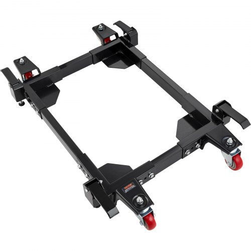 Mobile Base, 1500 lbs Capacity, Adjustable from 20.7" x 23.7" to 28" x 33.5", Heavy Duty Universal Mobile Base Stand with 4 Swivel Wheels, for Woodworking Equipment, Bandsaw, Power Tool, Machine