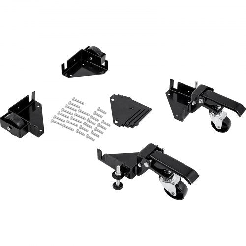 Mobile Base, 400 lbs Weight Capacity, Adjustable from 12" x 12" to Infinity, Heavy Duty Universal Mobile Base Stand with Swivel Wheels, for Woodworking Equipment, Bandsaw, Power Tools, Machines