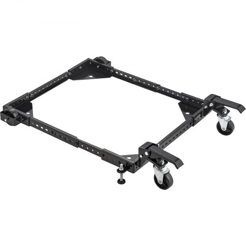 Mobile Base, 500 lbs Weight Capacity, Adjustable from 12" x 12" to 36" x 36", Heavy Duty Universal Mobile Base Stand with Swivel Wheels, for Woodworking Equipment, Bandsaw, Power Tools, Machines