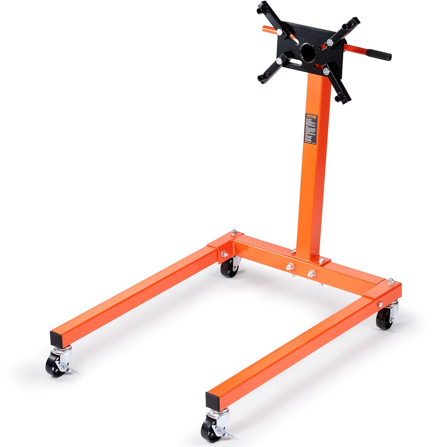 Engine Stand 1300LBS Motor Hoist Dolly 360 Degree Adjustable Mounting Head
