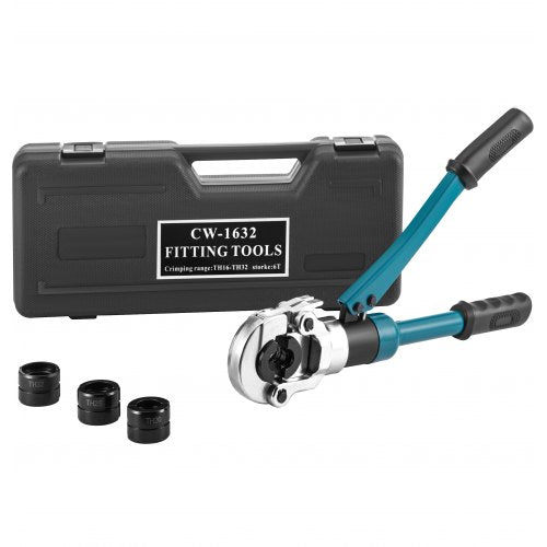 Hydraulic Pipe Crimper TH ?16-32mm Pipe Tube Crimper Pipe Crimping Pilers TH Jaws 16-20-25-32mm 12T Hydraulic Crimping Tool for Compound Pipe