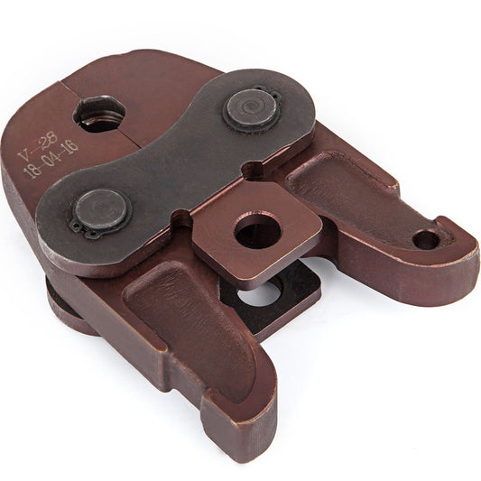 Compact Propress Jaw 1.1 inch / 28 mm Propress Compact Press Jaw Steel Standard Jaw for Propress Compatible Pipe Wrench Jaw Set with Tool Kit Propress Jaw for Inline Press & PEX pipe