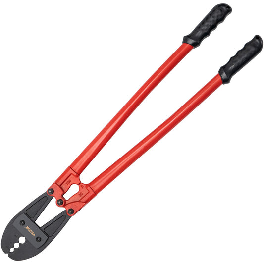 762mm/30 Inch Steel Wire Leader Rope Crimping Sleeves 4mm - 8mm Hand Swage Crimpers Tool Hand Crimping Pliers Tool  for Wire Rope and Cable
