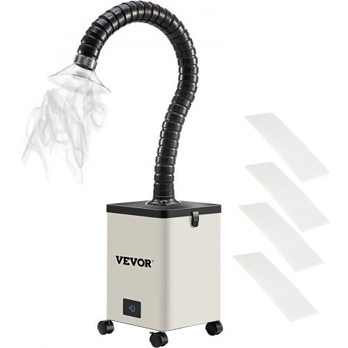 Solder Fume Extractor, 80W 106 CFM Smoke Absorber, 3-Stage Filters 3 Speed with a Hose for Soldering, Laser Engraving and DIY Welding