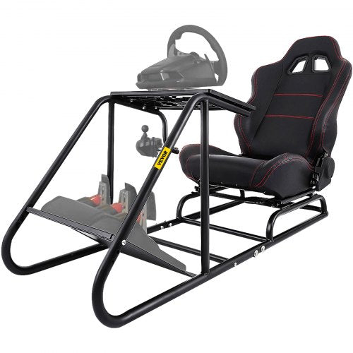 Racing Simulator Cockpit Driving Gaming Seat Gear Shift Mount Fit for Logitech G29 G920 PC Foldable Racing Chair Racing Wheel Stand Driving Gaming Chair