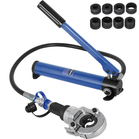 Hydraulic Crimping Tool 6T, Press Pliers  16-20-25-32MM, U-shaped/TH-Shaped Pipe Crimping Pliers, Hand-Held Press Pliers PE-X Crimping Tool for Composite Pipes PEX