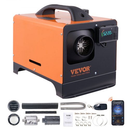 Diesel Air Heater All-in-one 12V 5KW Bluetooth App LCD for Car RV Indoors