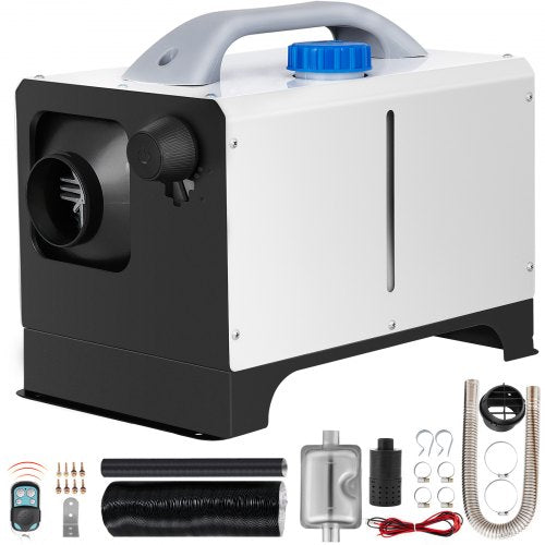 Diesel Air Heater, 8KW Parking Heater, 12V Truck Heater, 1 Outlet Hole, with Knob Switch, Remote Control, Fast Heating Diesel Heater, For RV Truck, Boat, Bus, Car Trailer, Motorhomes, Caravans