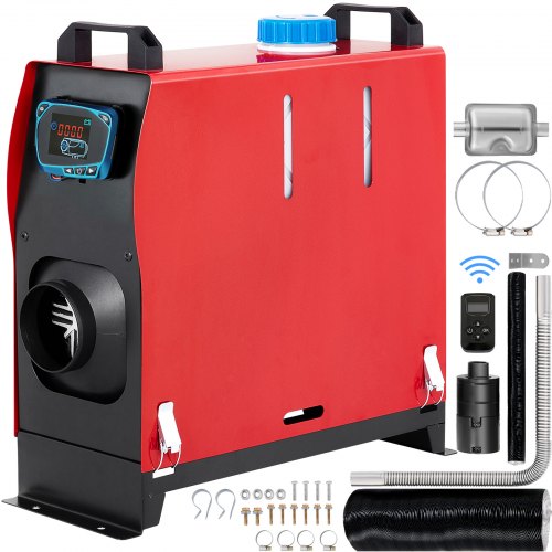 Upgraded Diesel Air Heater 8KW Parking Heater,  12V All in One Diesel Fuel Heater with Blue LCD Display Remote Control Single Air Outlet Energy Saving Pump for Car RV Boats Bus Caravan