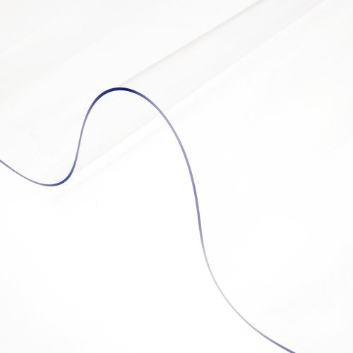 Thick Table Cover 110 x 46 Inch Thick Clear Table Protector Clear PVC Tablecloth Table Top Protector 2mm Thick Table Cover Rectangular Table Pads for Dining Room Table Desk