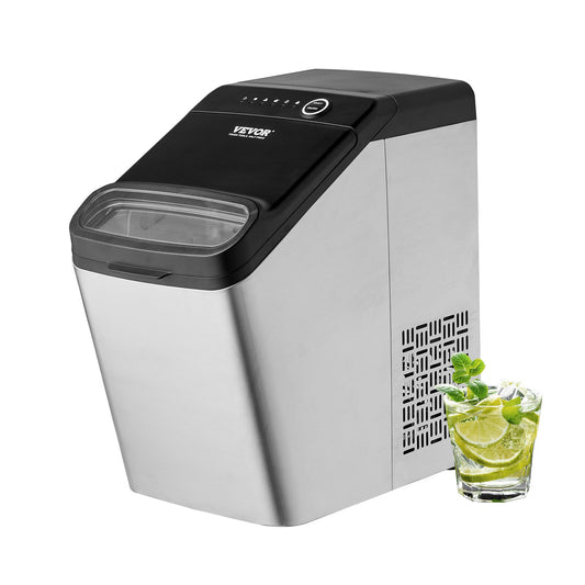 Portable Countertop Ice Maker 33Lbs/24H Self-Cleaning with Scoop Basket