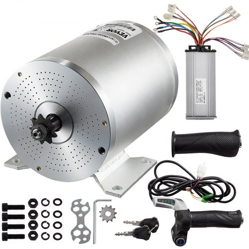 2000W 48V Brushless DC Motor Kit with 42A 4300RPM High Speed Electric Scooter Motor  for golf carts and mobility carts