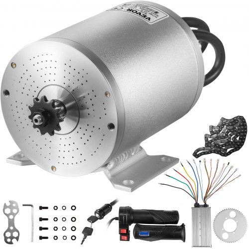 Electric Brushless DC Motor 72V 3000W Brushless Electric Motor 4900RPM Brushless Motor Kit w/ Controller and Throttle Grip for Electric Scooter E Bike Engine Motorcycle DIY Part Conversion Kit