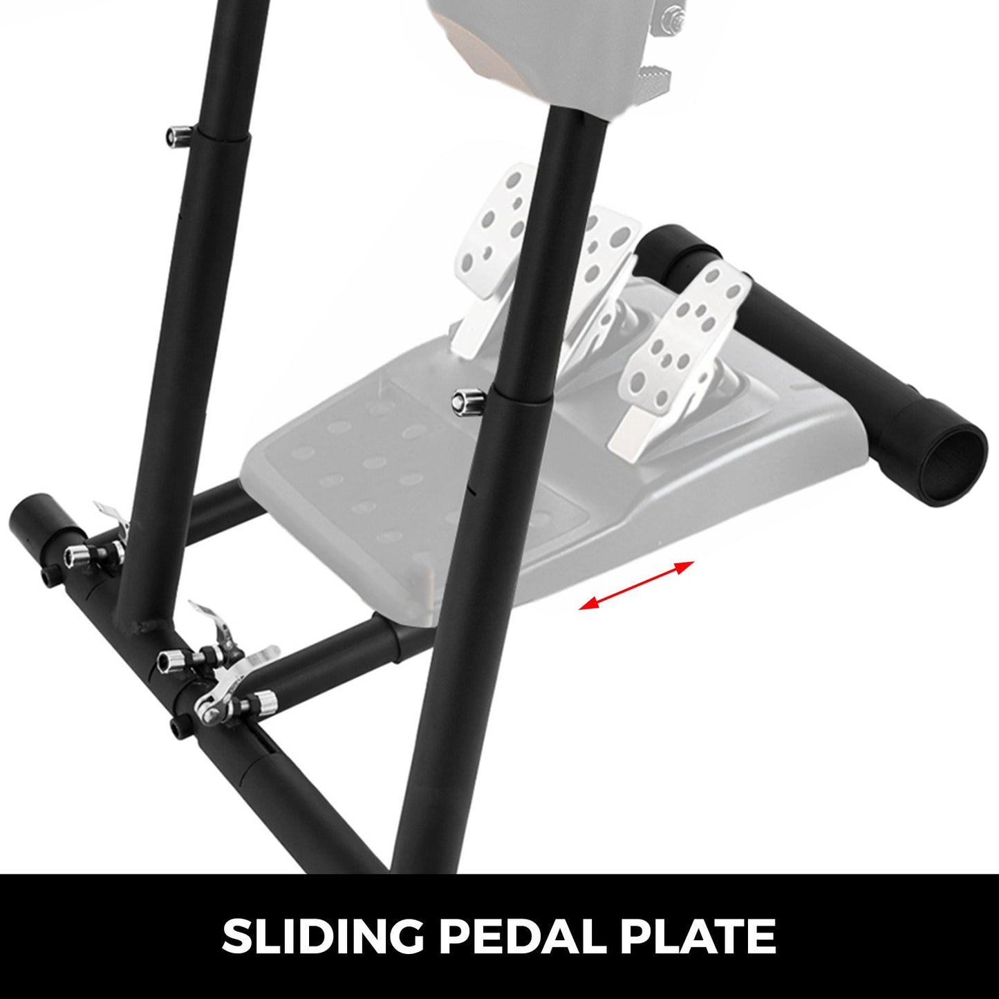 Racing Wheel Stand Cockpit Black Fits for All Logitech G29/G920 All Thrustmaster All Fanatec Wheels Compatible with Xbox One, Playstation, PC Platforms