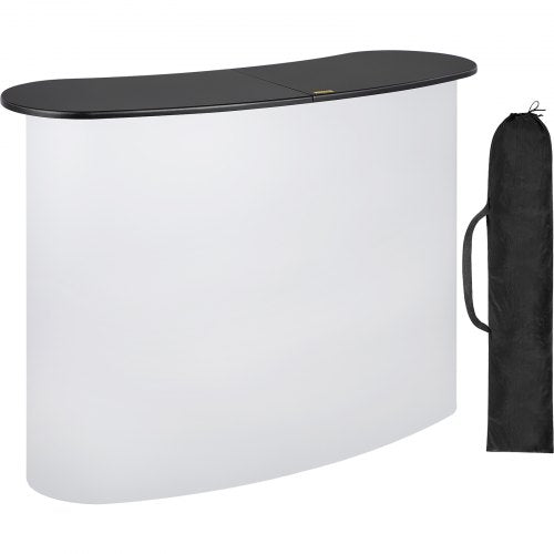 Trade Show Display Tension Frame Display Portable Pop Up Trade Show Display Counter Promotion Foldable Podium Table Stand