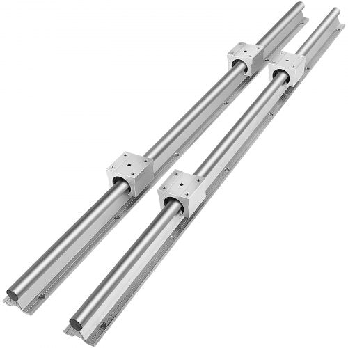 Linear Rail 2PCS SBR16-1500mm Linear Slide Rail 4PCS SBR16UU Bearing Block CNC Kit Linear Rails and Bearings Kit CNC Rails Linear Rail Set forAutomated Machines and Equipments
